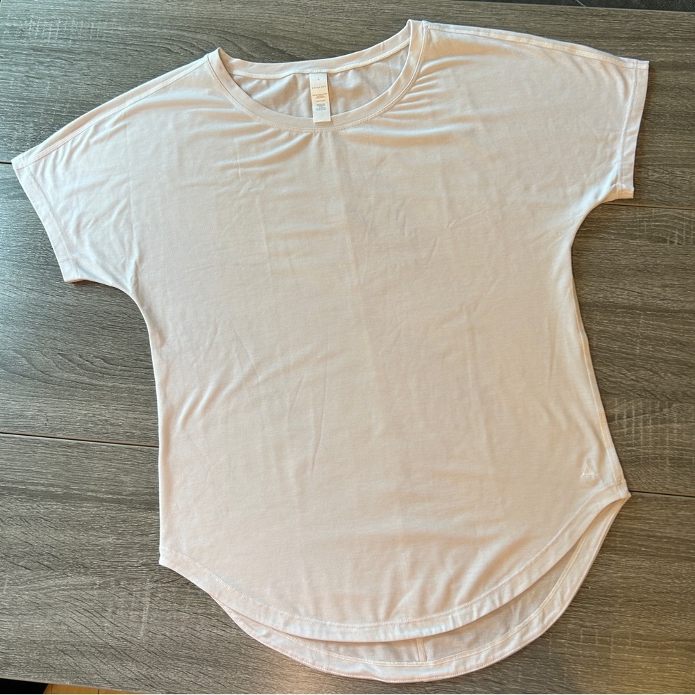 Women's White Vitality Workout Top - Size L